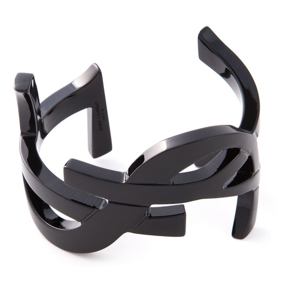 Saint Laurent Jewelry - Saint Laurent YSL Monogram Cuff Logo Bracelet Saint Laurent Jewelry - Saint Laurent YSL Monogram Cuff Logo Bracelet